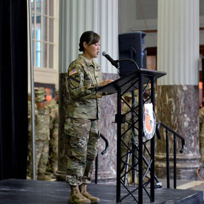 Lt. Col. Tanya Trout, Texas Army National Guard